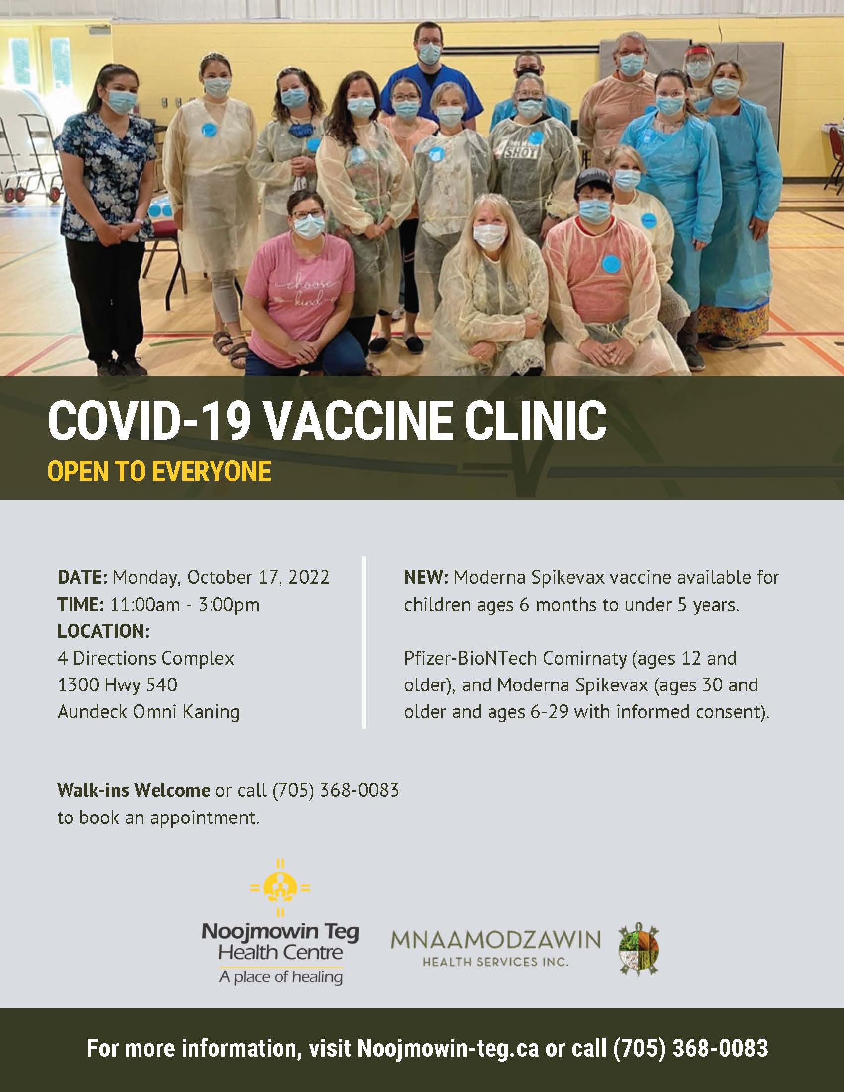 Covid Vaccine Clinic Sept 2022
