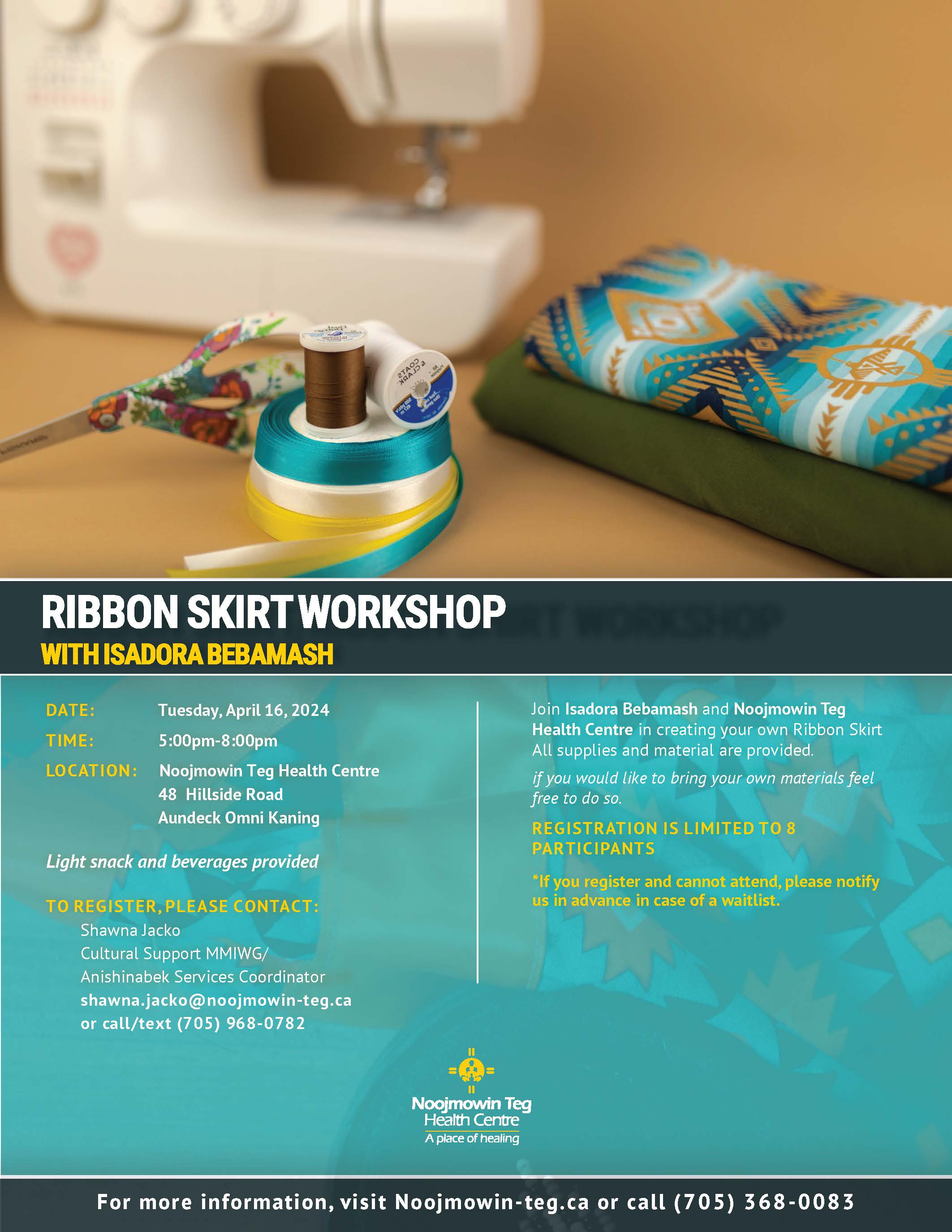 Ribbon Skirt workshop April 2024